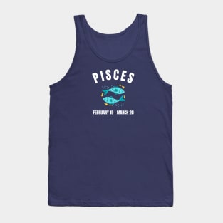 Pisces star sign Tank Top